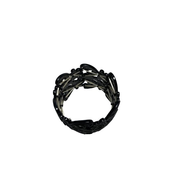 Women's Exaggerated Lace Hollow Out & Rhinestone Decor Wedding Party Stretch Bra - Picture 2 of 5